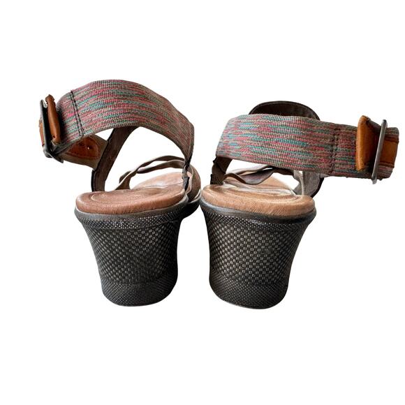 Keen Womens Skyline Wedge Sandals Ankle Strap Buckle Leather Boho Gorpcore - Picture 5 of 8